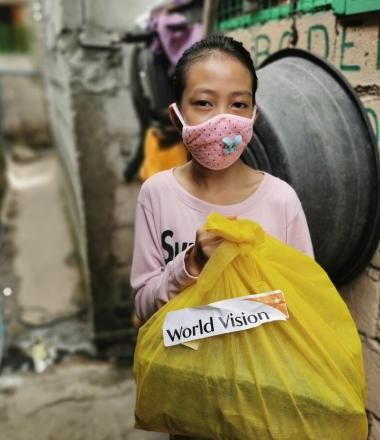 COVID-19 our impact girl child receives nuritional support in the philippines