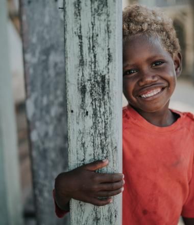 Boy from Solomon Islands