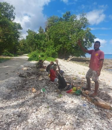 Young child in Solomon Islands