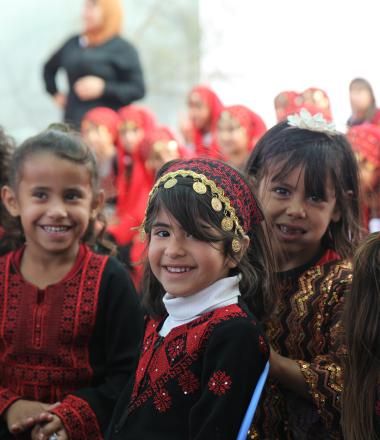 World Vision JWG - Our Impact - Girls with Traditional Dresses