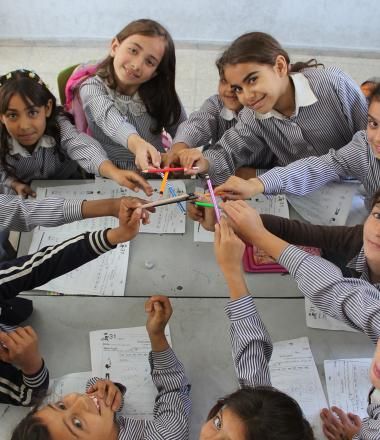 Girls in Classroom - World Vision JWG 1