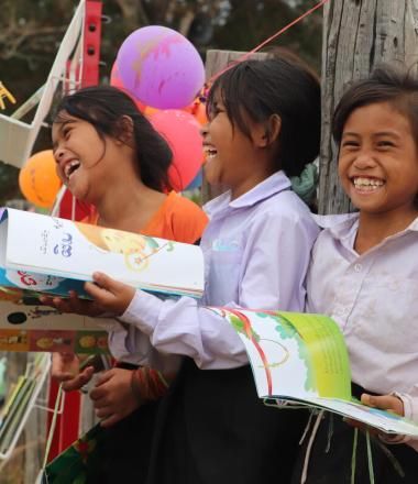 Grade 3 students in Thaphangthong district Savannakhet province