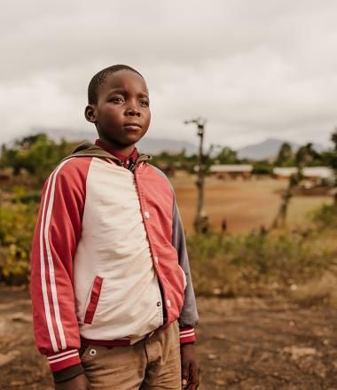 Sponsored child in Malawi