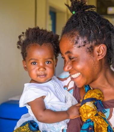 Londiwe Banda, age 30 and her 13-month-old Irene