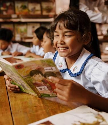 Sponsored girl from Cambodia