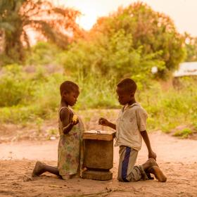 Children playing together