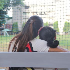 Anna remains strong for her daughter Anita, 10, who was sexually abused by her husband