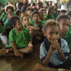 It takes you and me to end physical violence Papua New Guinea children
