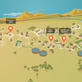 How we work illustrated map