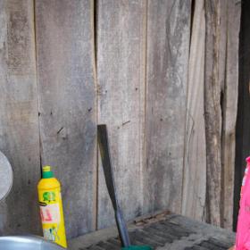 Khmer girl smiles at camera