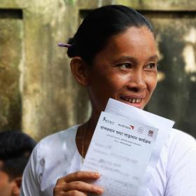 After natural disasters, people are dependent on humanitarian disaster management relief efforts to provide basic necessities. Cash and vouchers are an enabler to financial inclusion and provide beneficiaries with dignity and choice.