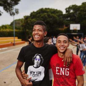 Two young leaders