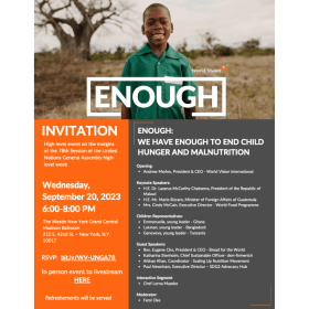 ENOUGH New York Campaign Event Flyer