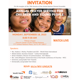 prayer service invitation