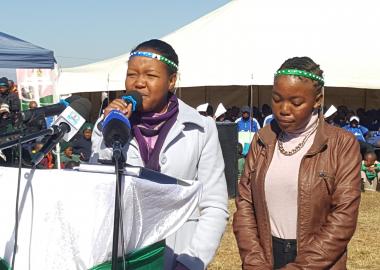 A new twist to the day of African child Children plead for their protection against child marriages