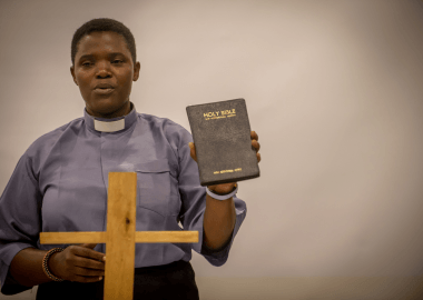 Clergy like this Kenyan priest take part in Channels of Hope training